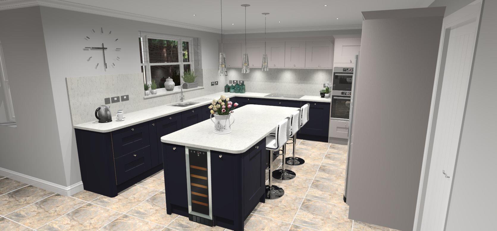 LIVING DINING KITCHEN